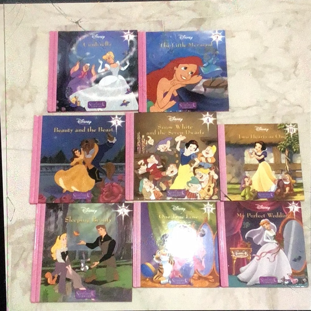 8 Disney story books